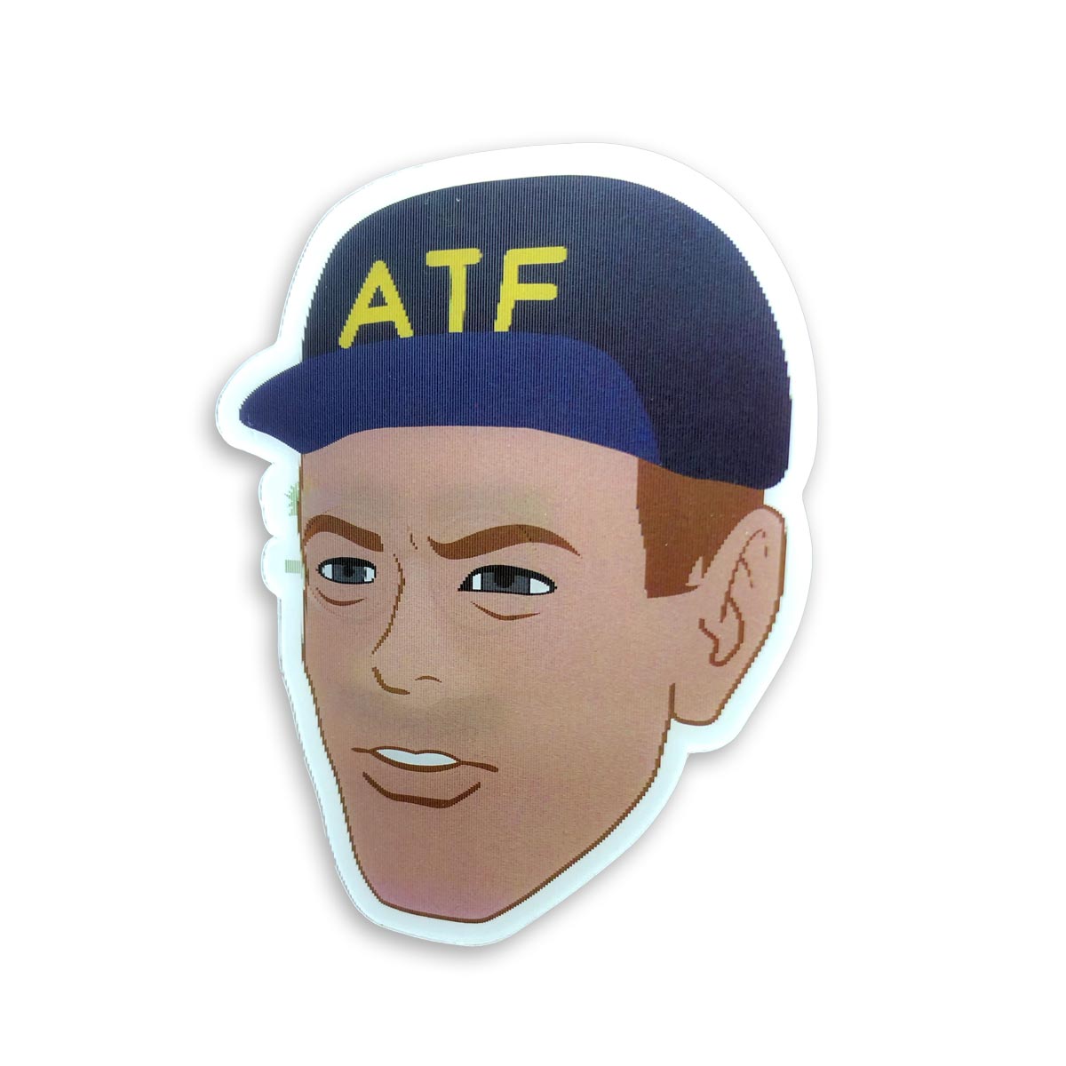 ATF Guy NOT ATF Guy Lenticular Meme Sticker National Gun Trusts